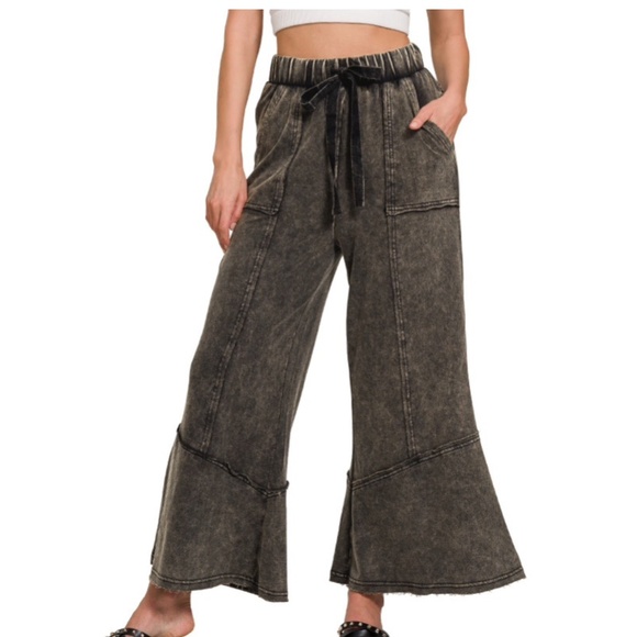 French Terry Pants (Black Ash) NWOT - Picture 1 of 4